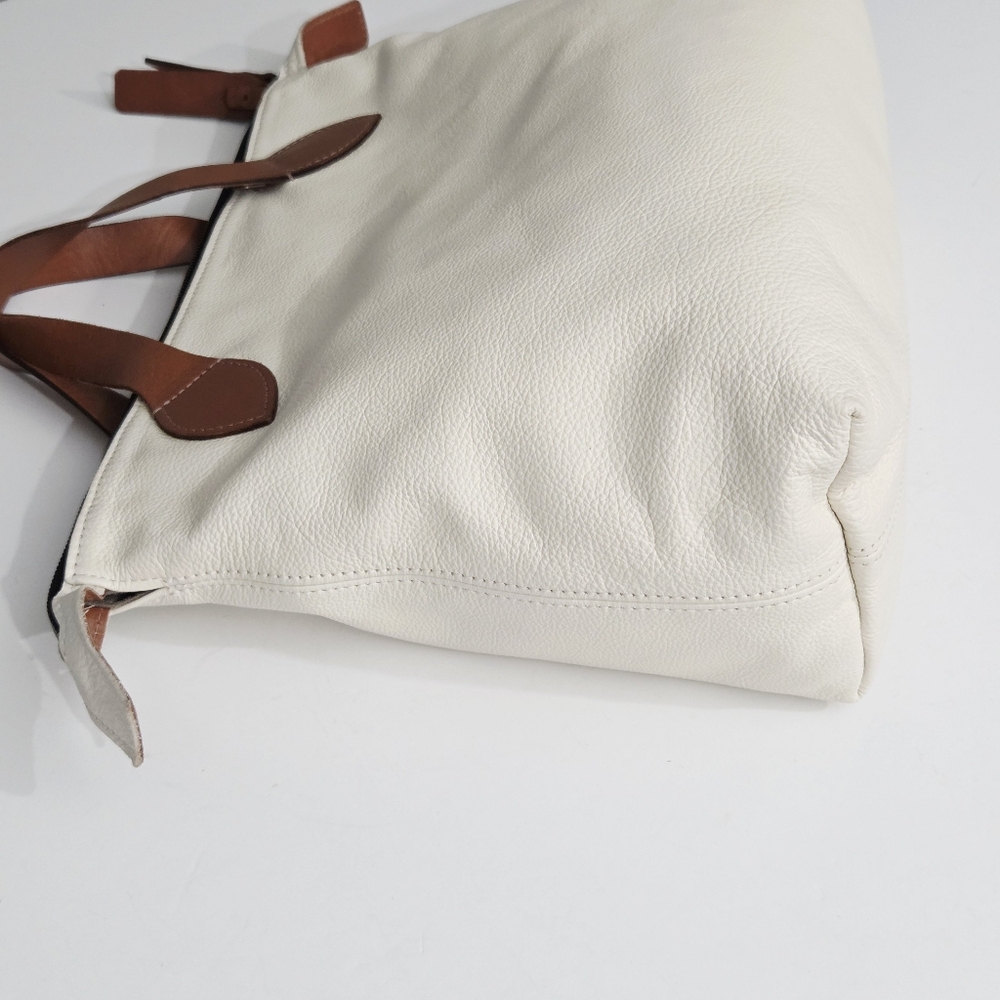 PARKER THATCH EGGSHELL LEATHER CHARLIE BAG - Picture 4 of 8